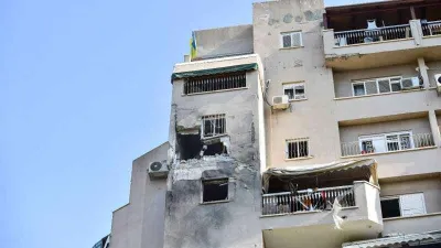 Aşkelon’daki hasar görüntülendi