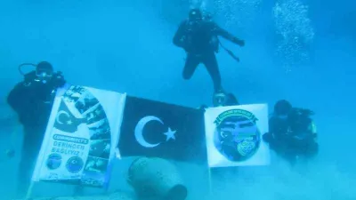 100. Yılda Dünya’nın en berrak suyuna daldılar