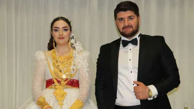Damada 10 milyon TL, geline ise kilolarca altın takıldı