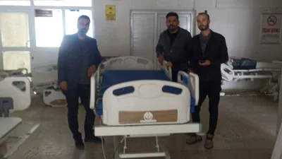 Bingöl İl Sağlık Müdürlüğü'nden yatalak hastalara destek
