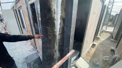 Hatay’da konteynerde yangın çıktı