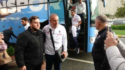 Trabzonspor, Fenerbahçe maçı için İstanbul’a gitti