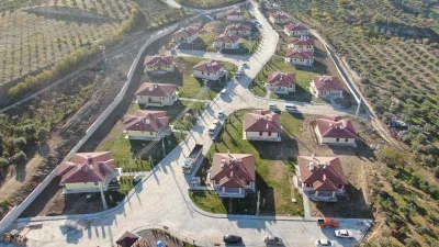 Afet konutlarında yaşam başladı