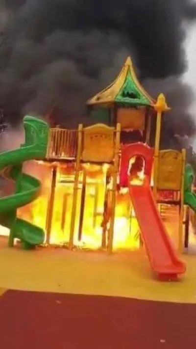 Çocuk parkının yakılmasıyla ilgili 5 PKK/KCK şüphelisi tutuklandı