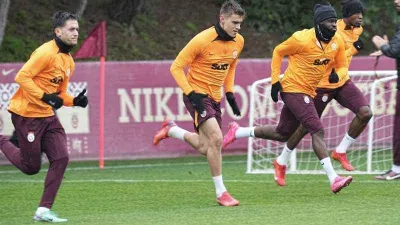 Galatasaray, Kopenhag maçı hazırlıklarına ara vermeden başladı