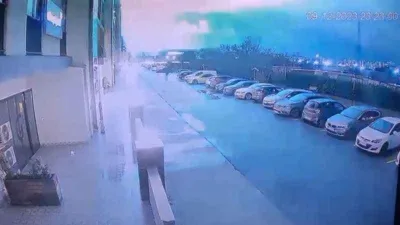 Bursa'da depremin ardından ortaya çıkan ışık panik yaşattı