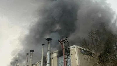 Bursa'da tekstil fabrikasında büyük yangın