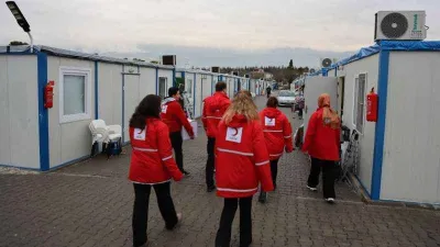 Kızılay’dan deprem bölgesine kışlık yardım