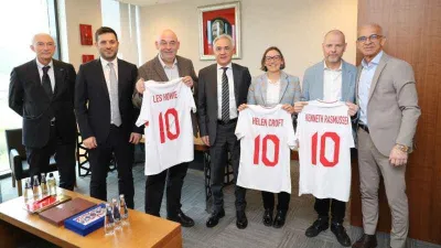 UEFA yetkilileri, TFF'yi ziyaret etti 