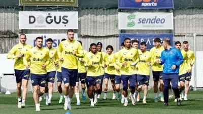 Fenerbahçe'de, Union Saint-Gilloise maçı hazırlıkları devam etti