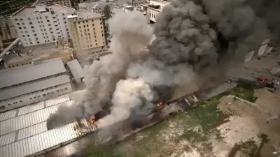 Esenyurt'ta büyük yangını