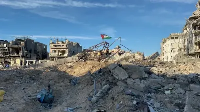 Gazze'nin güneyindeki Refah kenti 