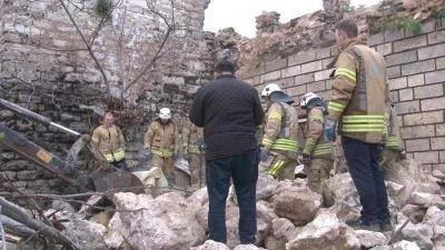 Silivrikapı surlarının altında kalan Mustafa Gündoğar hayatını kaybetti