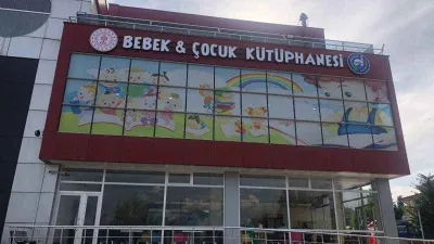 Bu kütüphane bebek ve çocuklara özel 