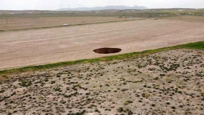 Karapınar’da yeni obruk meydana geldi