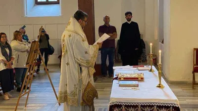 Tarihi Tirilye’de 60 kişilik ayin