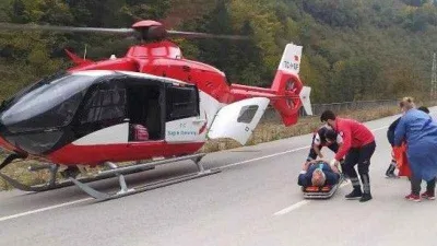 Yayla sezonu ile birlikte hava ambulansı mesaisi arttı