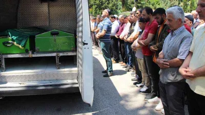 Selde hayatını kaybeden Zilal Şahin ve Murat Ekşi son yolculuğuna uğurlandı