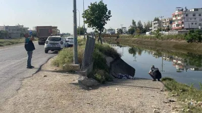 Adana'da sulama kanalında erkek cesedi bulundu