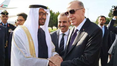 Cumhurbaşkanı Erdoğan, BAE Devlet Başkanı Al Nahyan ile bir araya geldi