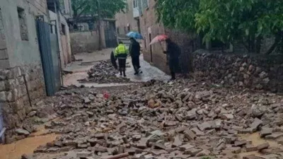  Sağanak yağış Kayseri'de sele neden oldu