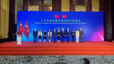  Türkiye'nin Chengdu Başkonsolosluğu açıldı