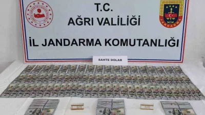 Ağrı’da jandarmadan sahte dolar operasyonu