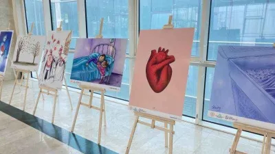 Uluslararası Organ Bağışı Karikatür sergisi 