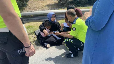 TEM'de bayram öncesi mezarlık ziyareti yolunda kaza: 1'i ağır 6 yaralı