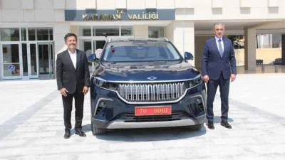 Karaman Valiliği TOGG’unu teslim aldı