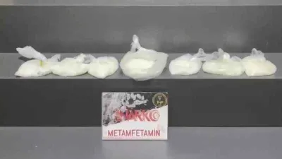 İzmir’de 2 kilo metamfetamin ele geçirildi