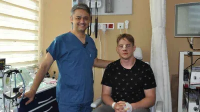 Ukraynalı hasta Manisa Şehir Hastanesini tercih etti