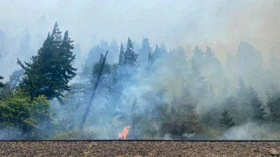 ABD’de orman yangını: 10 ev yandı, 540 dönüm alan küle döndü
