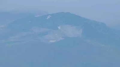 Temmuz ayında Süphan Dağı’nda kar yağışı