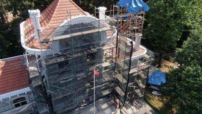 Atatürk'ün vasiyetini yazdığı 133 yıllık köşkte restorasyon çalışmaları titizlikle sürüyor