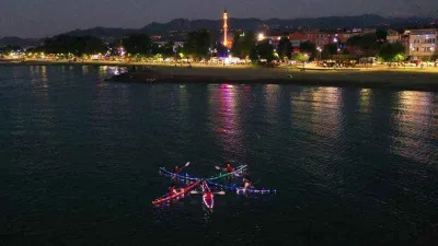 Ordu gecelerinde kano şöleni