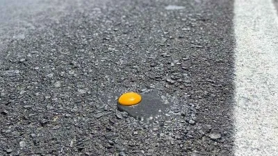 Mazgal ve asfaltta yumurta pişirdiler