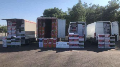 Adana’da 1,5 milyon TL'lik makaron ele geçirildi