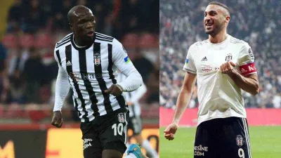 Beşiktaş'ta gol yükünü Cenk Tosun ve Vincent Aboubakar çekiyor