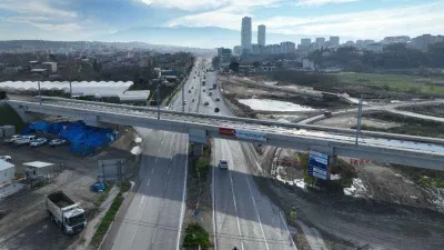 Mudanya yolunda trafik aktarması sona erdi, ulaşım rahatladı