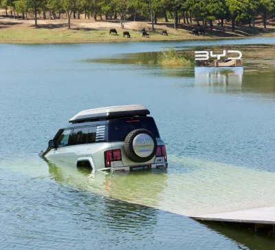 BYD Türkiye, yüzen ve zıplayabilen araçlarıyla teknoloji şovu yaptı