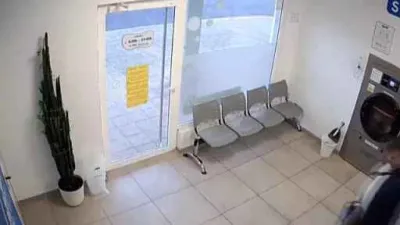 Çamaşır makinesi patladı, saniyelerle kurtuldu