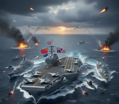 Çin Denizine Askeri Yığınak