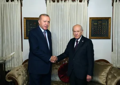 Cumhurbaşkanı Erdoğan ile Bahçeli 40 dakika görüştü