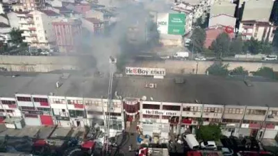 Bağcılar Matbaacılar Sitesi'nde yangın