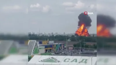 Rusya’nın Voronej Kentindeki Akaryakıt Deposunda Patlama