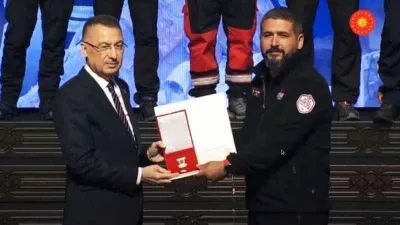 Eyüpsultan Belediyesi ESAY birimine Üstün Fedakarlık Madalyası ve Nişanı