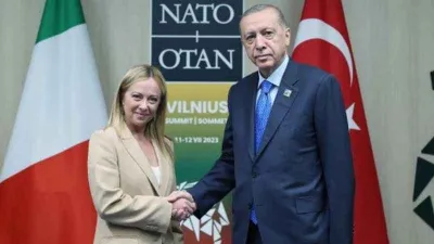 Cumhurbaşkanı Erdoğan, İtalya Başbakanı Meloni ile görüştü