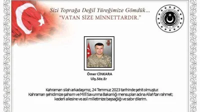 Van'da bir asker şehit oldu