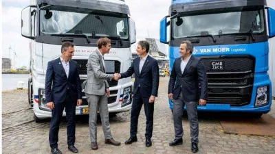 Ford Trucks ve CMB.TECH, çift yakıtlı hidrojen kamyonlarına dönüşüm için iş birliğini duyurdu 